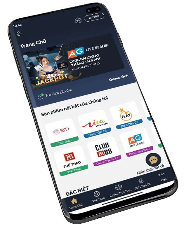 Giao diện thân thiện của agbong88 link vào trên thiết bị di động